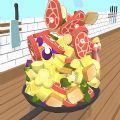 食物翻转3D游戏