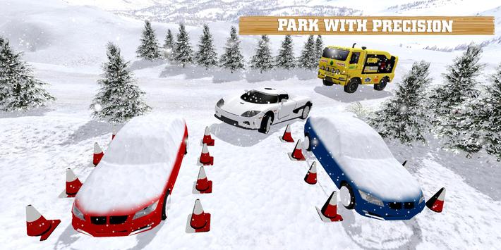 冬季雪地停车学校游戏手机版图片1