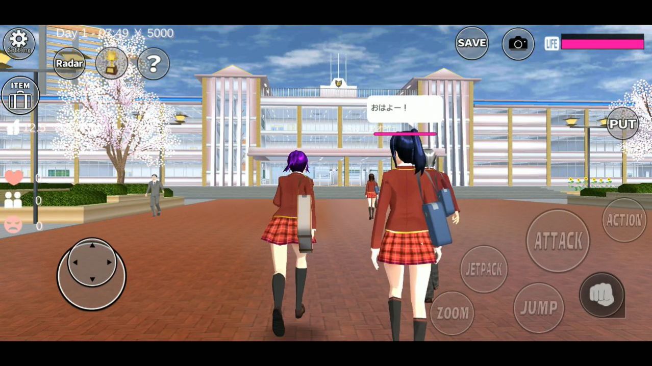 sakura campus simulator英文版下载安装图2: