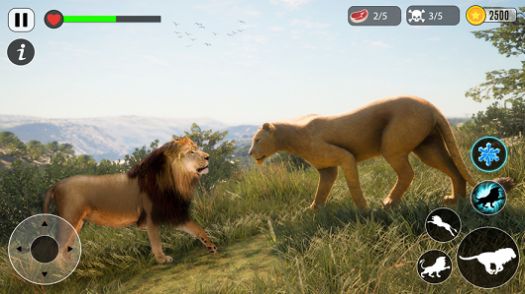 狮子模拟器动物生存游戏官方版图1: